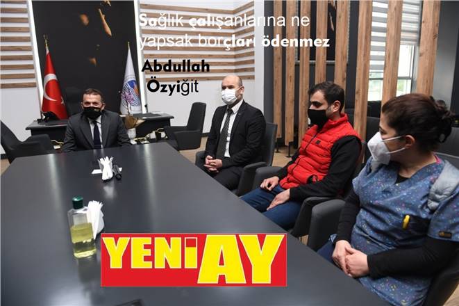 Sağlık çalışanlarından Başkan Özyiğit’e