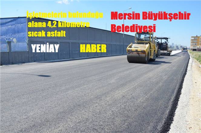 BÜYÜKŞEHİR, TİCARİ ALANLARDA YOL YENİLEME ÇALIŞMALARINI SÜRDÜRÜYOR