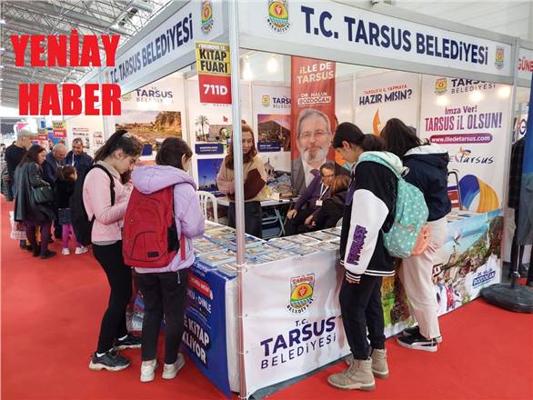 TARSUS, ÇUKUROVA KİTAP FUARI’NDA YOĞUN İLGİ GÖRÜYOR