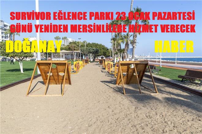KÜLTÜR PARK SAHİLDE YER ALAN ‘SURVİVOR EĞLENCE PARKI’NDAKİ YENİLEME ÇALIŞMALARI TAMAMLANDI